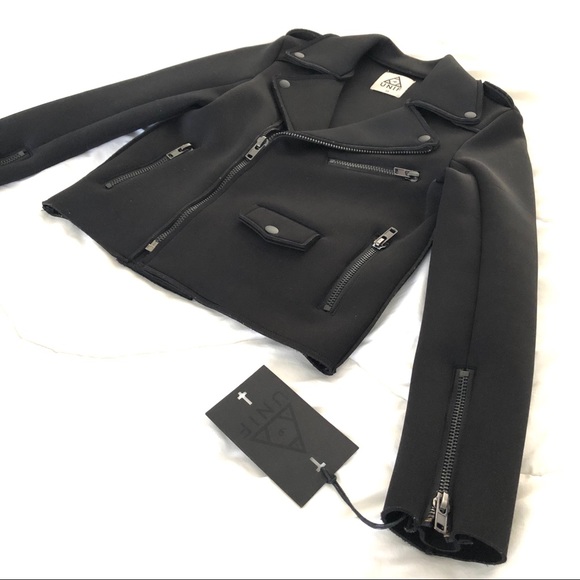 UNIF Soft Neopreme Moto Jacket - Picture 4 of 6